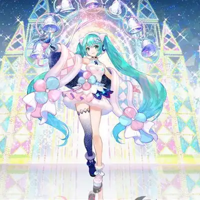 唯美公主殿下初音未来高清头像图片
