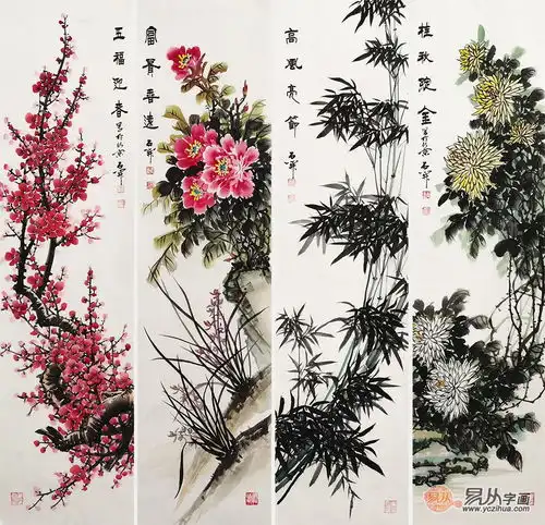 最适合挂客厅的花鸟画,速来围观
