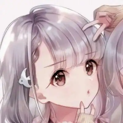 闺蜜头像卡通两张超萌
