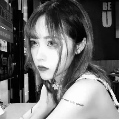 御姐专用黑白头像,没经历过爱恨情仇的社会女
