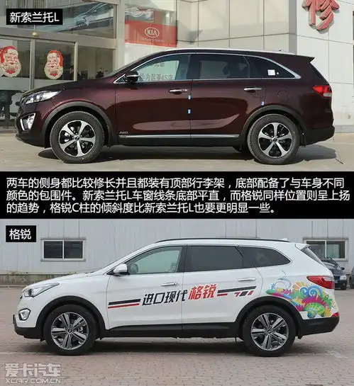 同为韩系7座起亚索兰托l对比现代格锐
