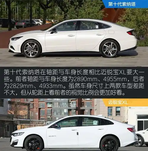 韩系欧巴与美系小伙哪个更棒看索纳塔对比迈锐宝xl
