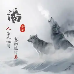 你该换个头像了,24张超霸气的狼虎姓氏微信头像,赶紧领走
