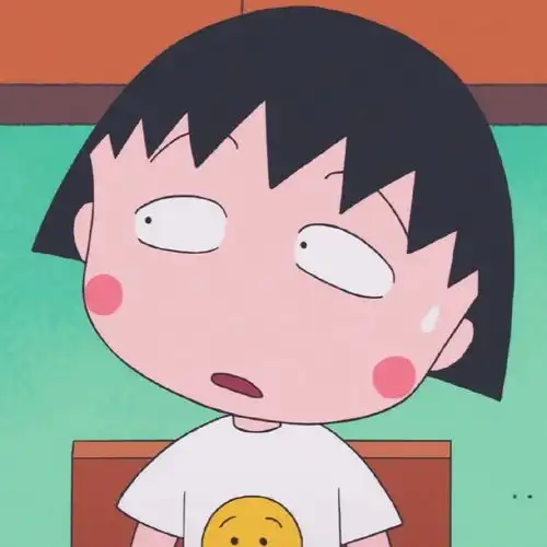 卡通头像把月亮挂好,睡个好觉
