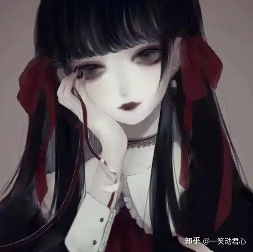 头像暗黑系x病娇双马尾
