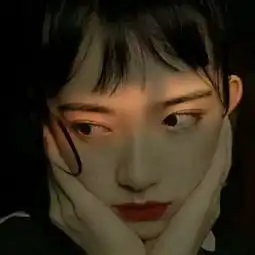 丧系欧美头像女
