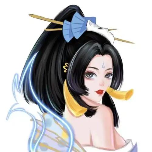 王者荣耀手绘姐妹头像高清闺蜜头像女生
