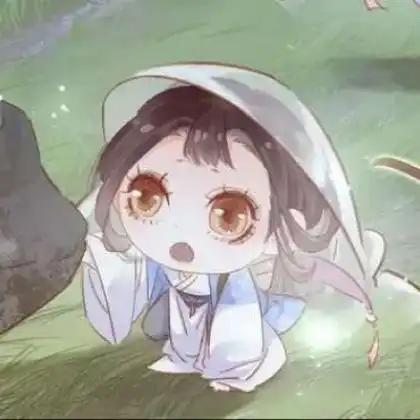 可爱卡通小仙女头像,清新头戴纱巾的女孩
