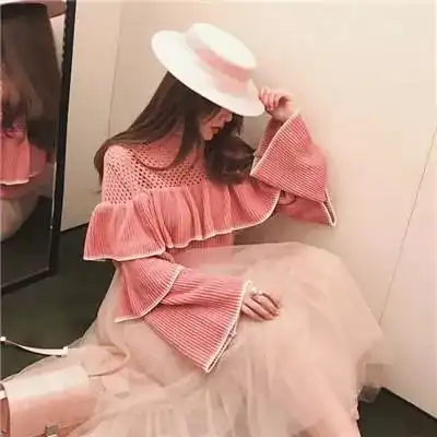 微信头像玫粉色系列头像女生最新高清图片

