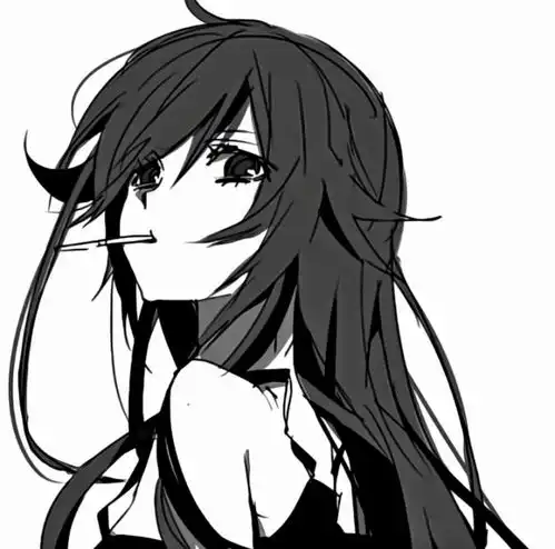 男女黑白头像2
