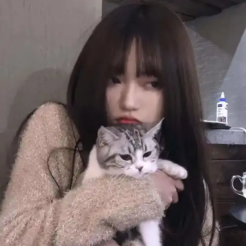 头像图片丨女生头像丨可爱的猫系女头1214
