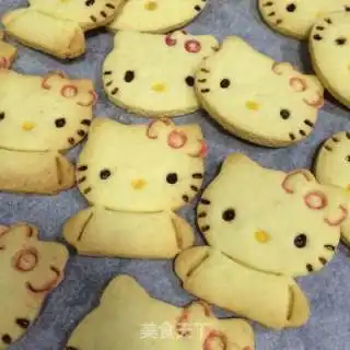 凯蒂猫饼干的做法hellokitty饼干凯蒂猫饼干怎么做风意画的菜谱
