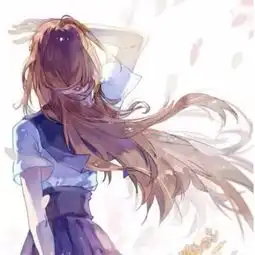 唯美背影头像
