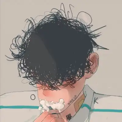 动漫男生帅气手绘头像
