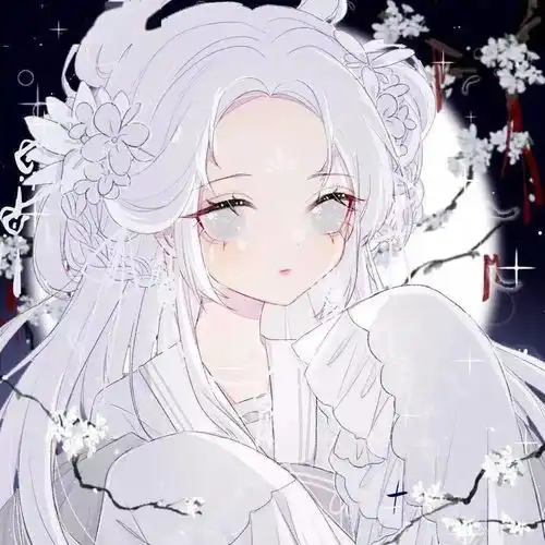 动漫女生头像干净的浅色系绝美动漫头像
