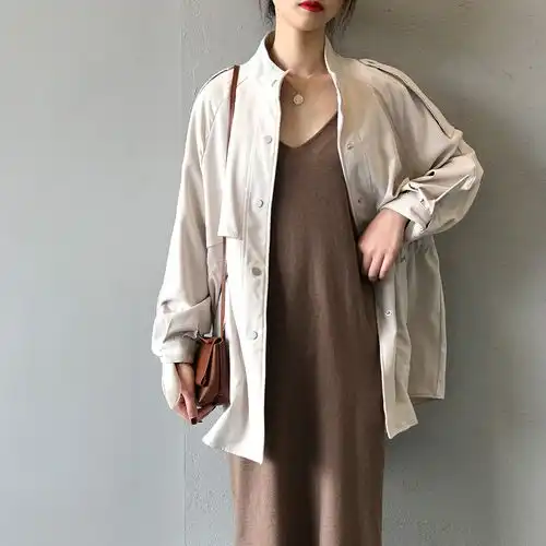 风衣女短款2020春季新款韩版上衣学生宽松显瘦外套yaso福卡商城

