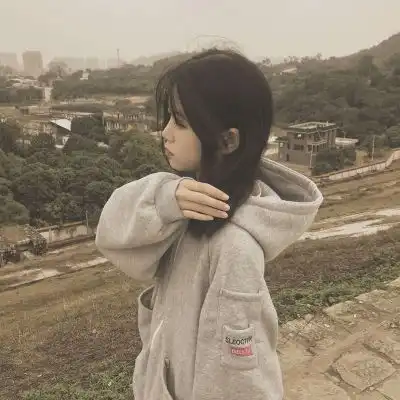 暖色系女生部位头像
