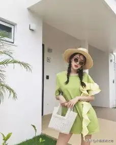 水果色爱琐短袖搭配爱琐时尚裙子系列今夏最靓水果女孩
