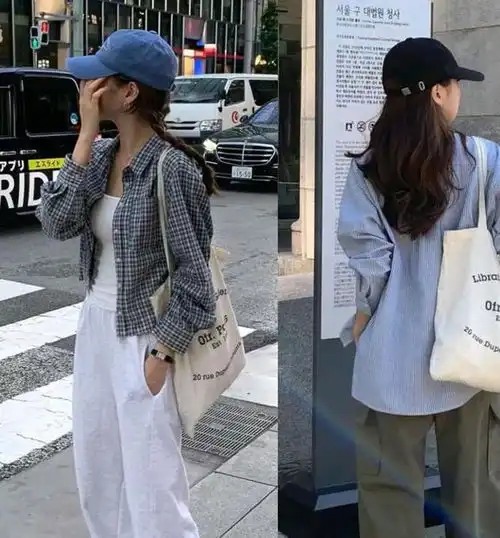 春日韩系氛围感穿搭,简单舒服又时髦,每一套搭配都好好看
