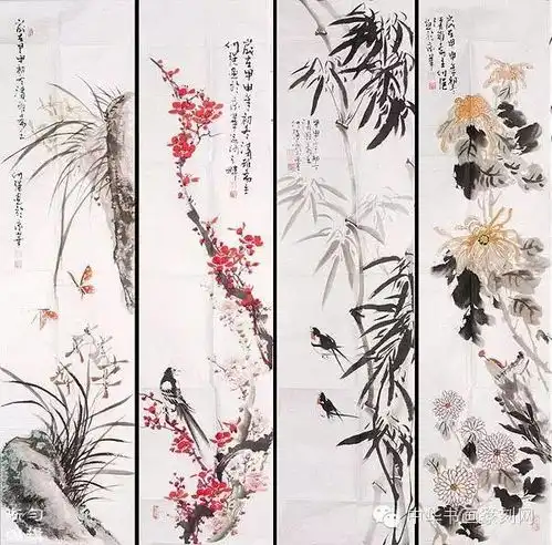 梅兰竹菊四君子的象征意义
