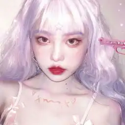 很酷的露肩女生头像,性感锁骨穿吊带
