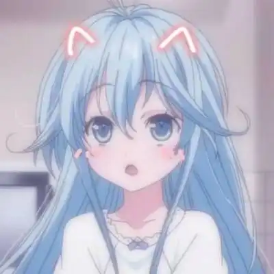 粉色系软萌的动漫女生头像
