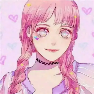 彩色手绘卡通头像少女心大全2018爱自己是终身浪漫的开始

