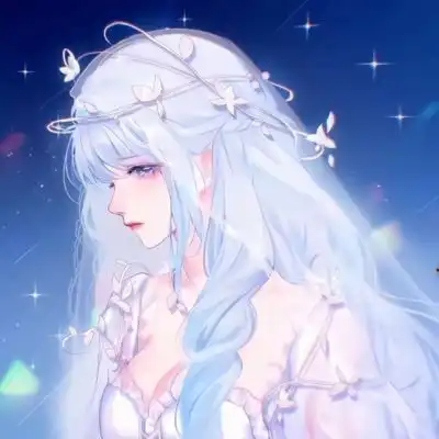 蓝色系动漫女生头像你说蓝色是卡通动漫头像我要个性网
