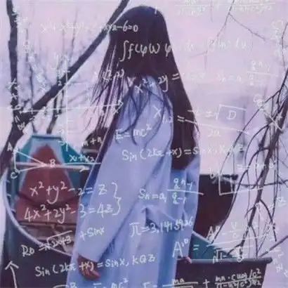 个性好看数学公式女生头像,这些公式我是不懂的
