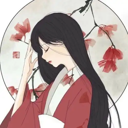 红色系古风女生头像玲珑骰子安红豆入骨相思知不知

