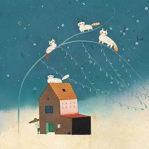 治愈系插画师chuneunsil仿佛连风都是甜甜的

