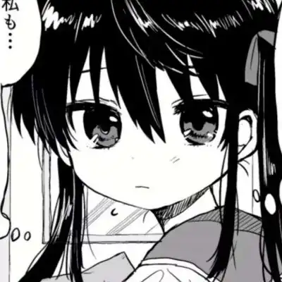 女生黑白头像
