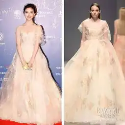angelababy把自己穿成童话公主林允儿挑战gucci成
