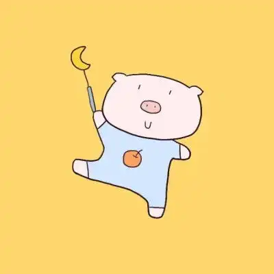 2019微信头像图片卡通猪全部是呆萌系的小猪图片
