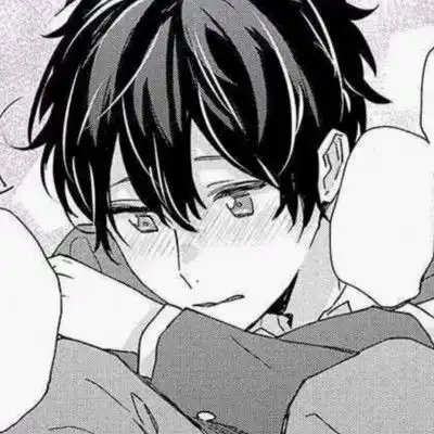 一组小众风格动漫男生头像
