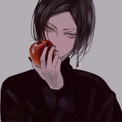 唐崎夜雨可爱慵懒动漫男头
