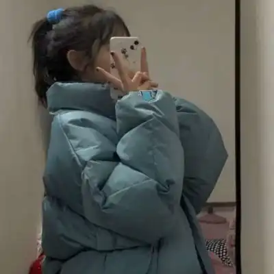 蓝色系小清新唯美温柔部位女头对女生头像我要个性网
