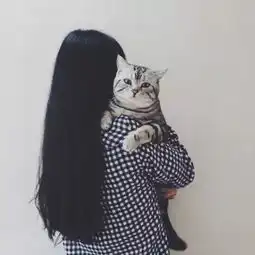 女生头像女孩猫小清新欧美
