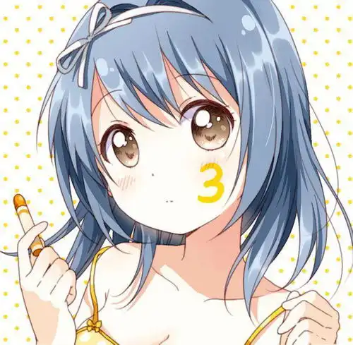 摇曳百合表情脸上有数字的
