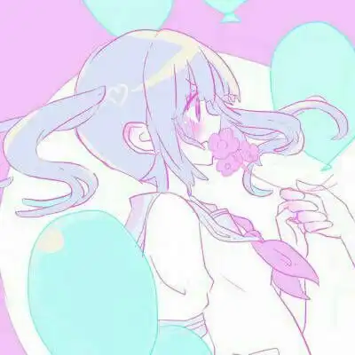 闺蜜头像动漫二人可爱
