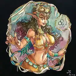 个人创作十二星座系列
