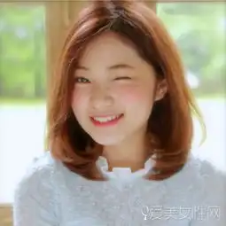 韩系气质齐肩披肩发塑造气质美女
