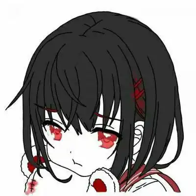 动漫异瞳少女头像红眼睛病女头像好看但不恐怖
