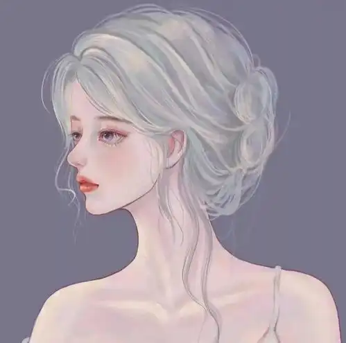 病娇系微丧动漫女生头像
