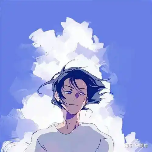 有哪些很文艺的动漫头像注,我是男孩
