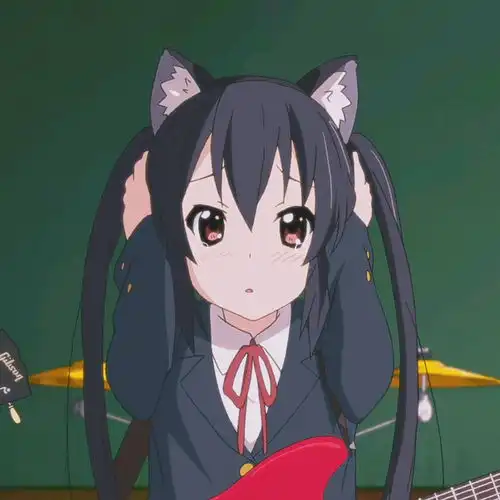 轻音少女中野梓梓喵头像第一季
