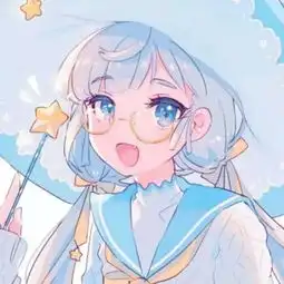 森系小清新可爱的动漫女生头像
