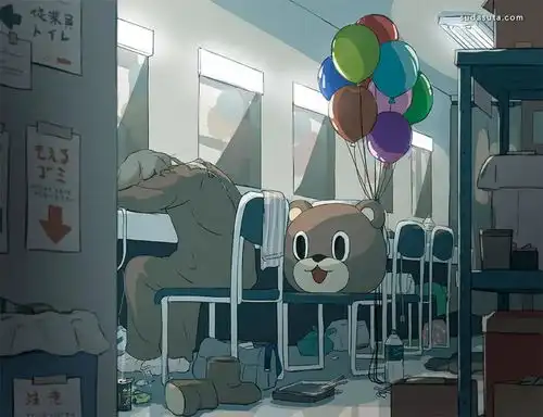 致郁风丧系插画暗黑头像壁纸
