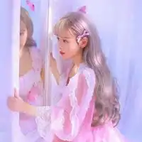 头像女可爱粉色系真人版粉色系女生可爱头像
