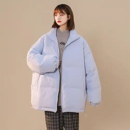 冬日穿搭韩系温柔穿搭棉服,入冬这么穿超级棒
